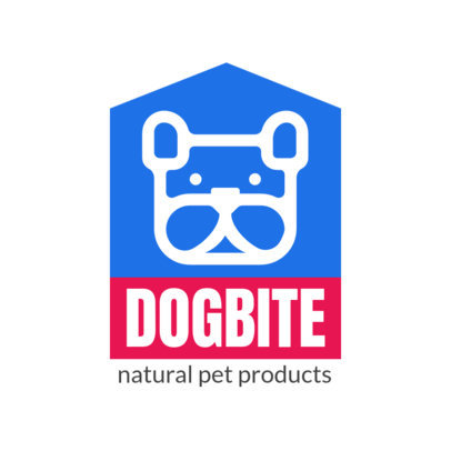 Online Logo Maker for a Natural Pet Products Store