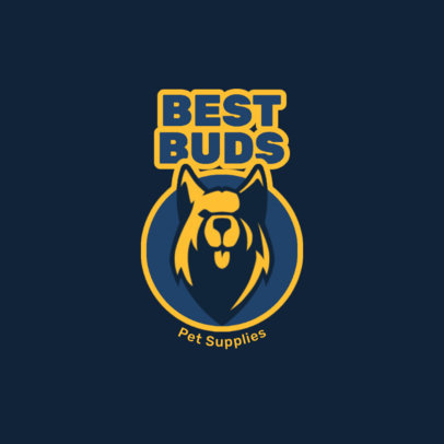 Online Logo Template for Pet Supplies Stores
