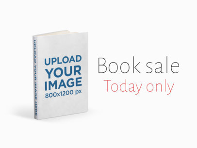 eBook Ads - Hard Cover Book Standing on a Flat Surface