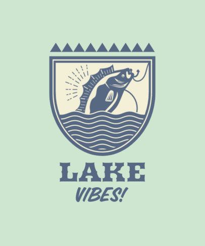 T-Shirt Design Generator With a Fishing Theme 