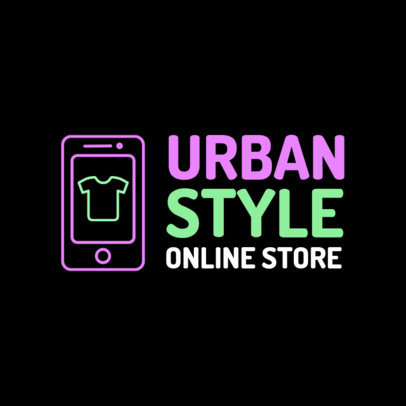 POD Store Logo Creator With a Simple Graphic