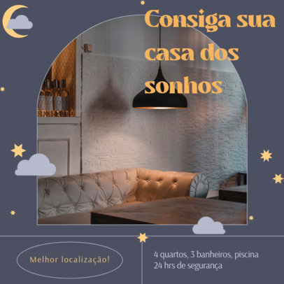 Instagram Post Design Generator Featuring a Real Estate Theme 