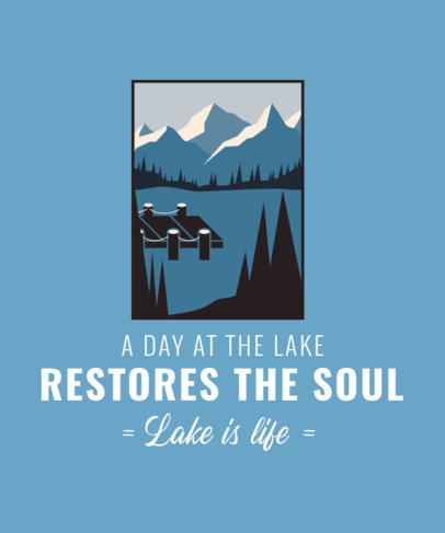 Quote T-Shirt Design Creator for Outdoors Enthusiasts