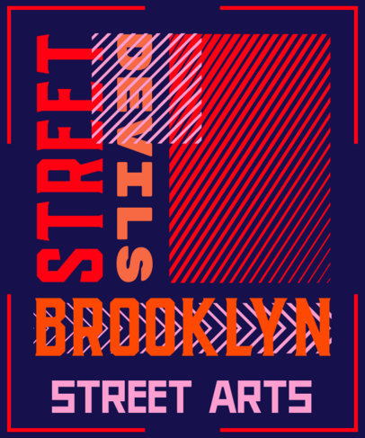 T-Shirt Design Maker Featuring Textured Graphics and Bold Typography