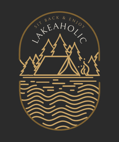 T-Shirt Design Maker With a Quote About Travel