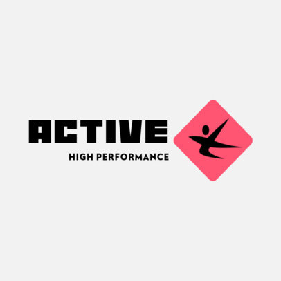 Training Equipment Brand Logo Maker with an Abstract Graphic
