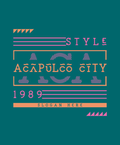 T-Shirt Design Maker Featuring Cool Fonts and a Chaotic Layout