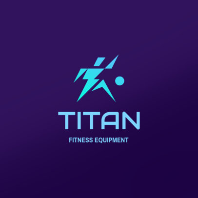 Logo Generator for a Dropshipping Fitness Equipment Store