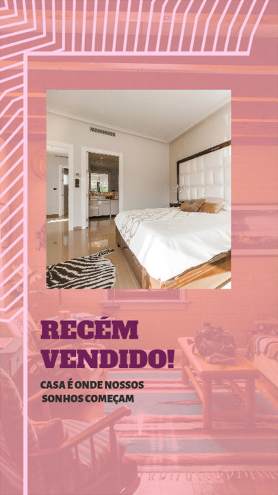 Facebook Story Design Template With a Real Estate Theme 3906e