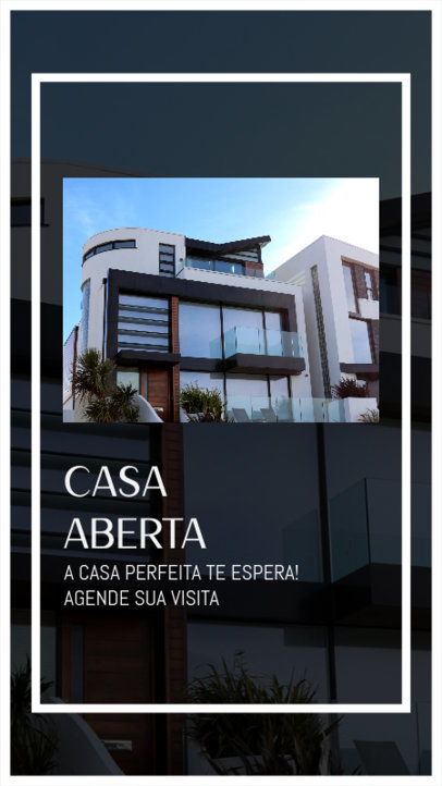 Instagram Story Generator Featuring a Real Estate Theme and a Minimal Layout 3906b