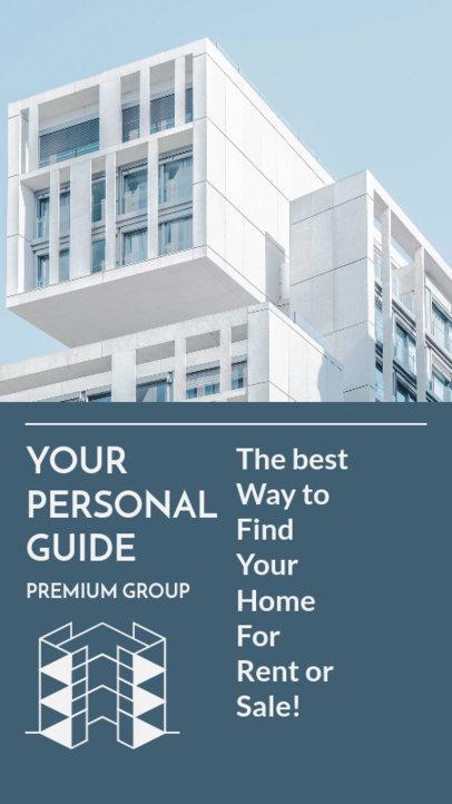Instagram Story Maker Featuring Real-Estate Themed Graphics 3905j