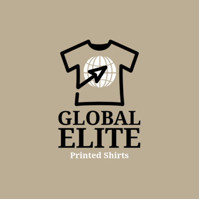 Online Logo Maker for POD Stores With a T-Shirt Icon