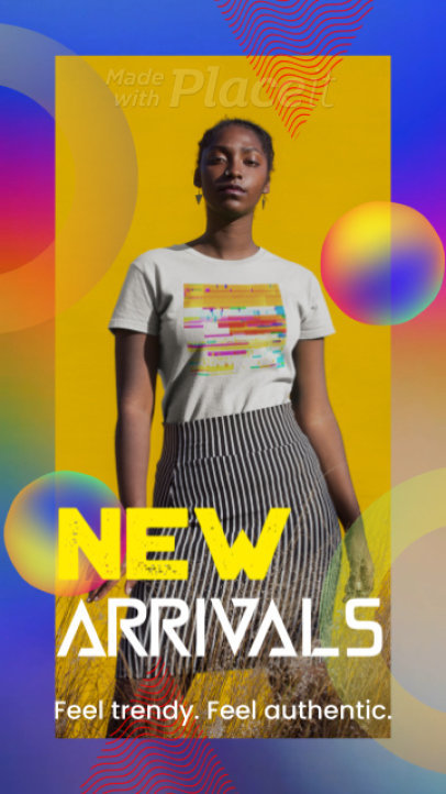 Instagram Story Video Creator to for a Clothing Store 