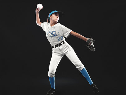 Custom Softball Jerseys - Woman Throwing the Ball