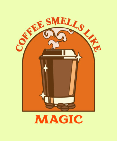 Quote T-Shirt Design Maker for Coffee Enthusiasts 