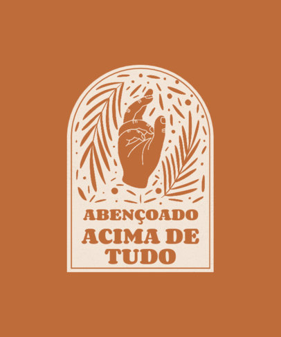 T-Shirt Design Maker Featuring a Customizable Christianity Verse 3922h