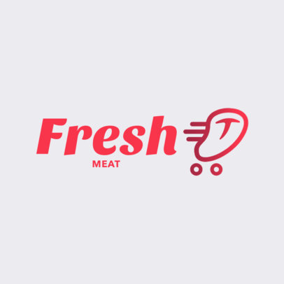 Logo Maker for a Fresh Meat Delivery Service