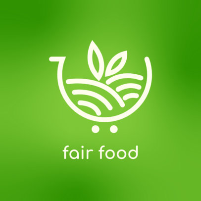 Grocery Delivery App Logo Template