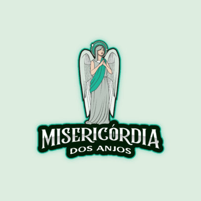 Gaming Logo Maker Featuring an Angel Graphic