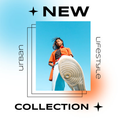 Instagram Post Maker for a Carousel Featuring a Fashion Theme 