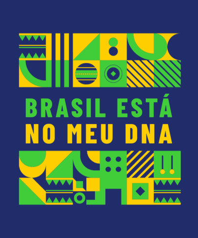 T-Shirt Design Maker Featuring a Patriotic Quote