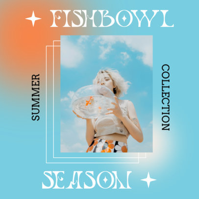 Fashion-Themed Instagram Post Template for a Carousel 