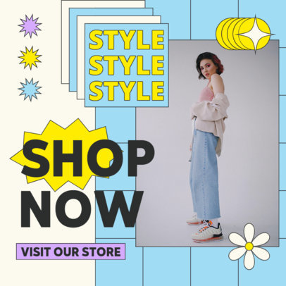 Instagram Post Creator for a Carousel With Fashion Sales