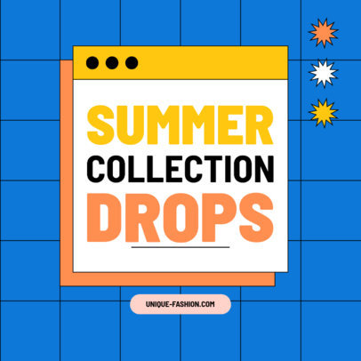 Instagram Post Design Maker for Fashion Brands With a Retro-Inspired Aesthetic