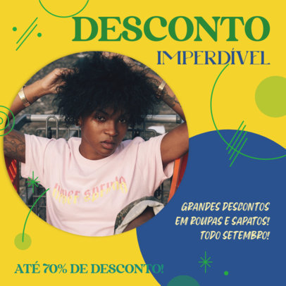 Semana do Brasil-Themed Instagram Post Design Maker