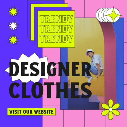 Instagram Post Design Generator Featuring a Trendy Style for a Carousel