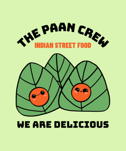 Food T-Shirt Design Generator Featuring Indian Food Graphics