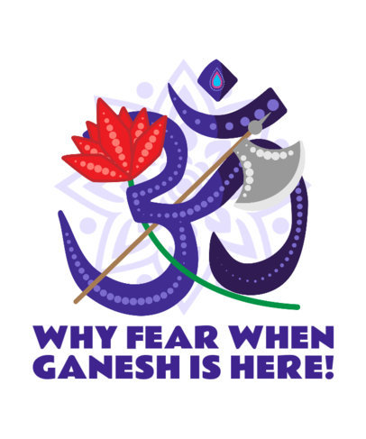 Illustrated T-Shirt Design Generator to Celebrate Ganesh Chaturthi 3947b