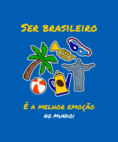 T-Shirt Design Generator for a Patriotic Brazilian 