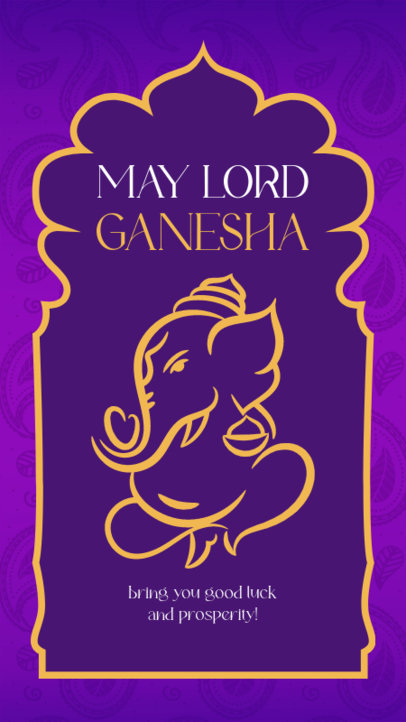 Facebook Story Creator to Celebrate Ganesh Chaturthi Featuring a Quote 3950c