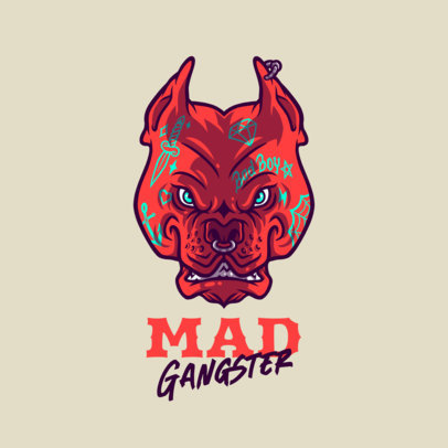 Clothing Brand Logo Maker Featuring Urban-Styled Animal Graphics