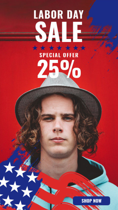Instagram Story Maker for Clothing Brands' Labor Day Sales 4320-el1