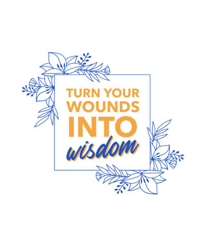 T-Shirt Design Creator Featuring a Quote in a Frame With Ornaments