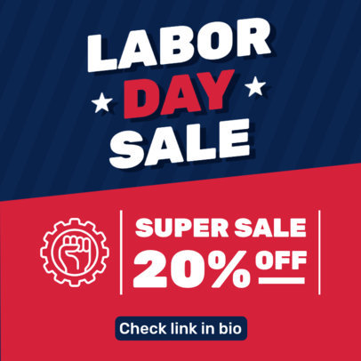 Instagram Post Maker to Announce a Labor Day Special Sale 