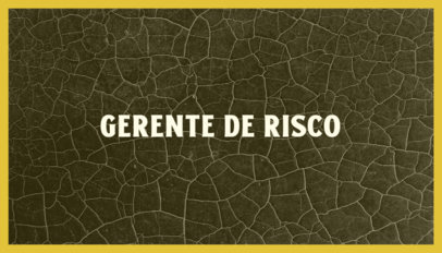 Minimal Business Card Design Generator for a Risk Manager