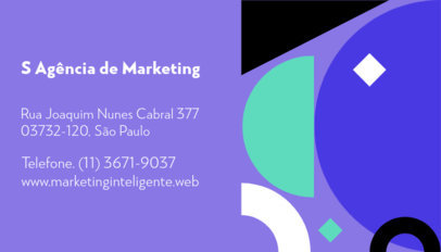 Business Card Design Creator for a Marketing Professional