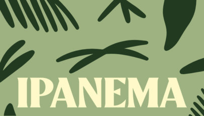 Business Card Front Side Generator for the CEO of a Beach Spa