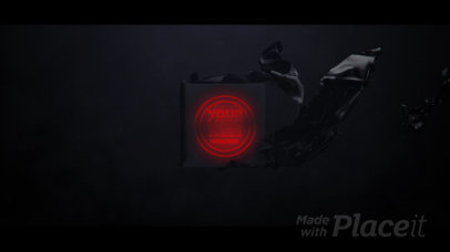 Intro Video Maker Featuring a Cloth Tearing Animation for a Logo Reveal 3155-el1