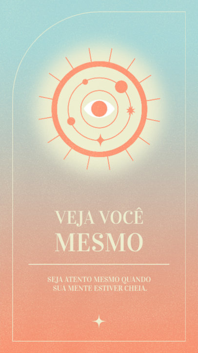 Esoteric-Themed Instagram Story Design Generator With a Colorful Graphic