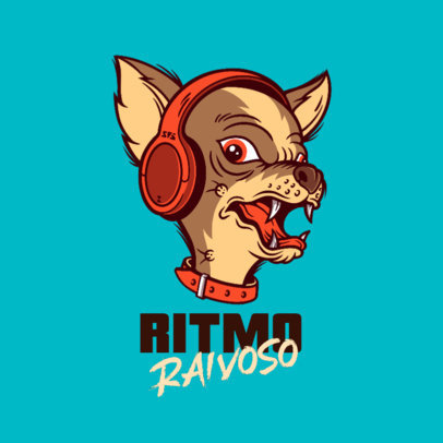 Logo Maker for Urban Clothing Brands With a Dog Graphic