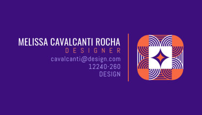 Elegant Business Card Generator for a Brazilian Designer