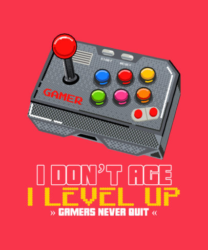 T-Shirt Design Generator with a Vintage Gaming Controller Graphic
