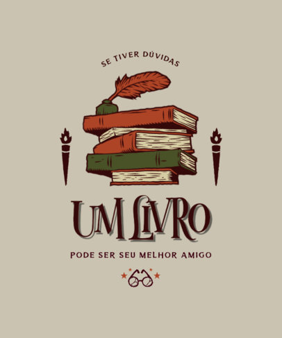 T-Shirt Design Maker for Potterheads Featuring Witchcraft Book Graphics