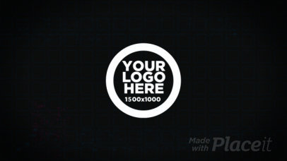 Intro Video Generator Featuring Glitch Effects and Abstract Animated Shapes 3254-el1