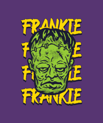 Halloween T-Shirt Design Maker for with Illustrated Horror Movie Characters
