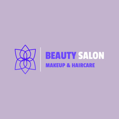 Logo Generator for a Beauty Salon Featuring a Minimal Abstract Graphic